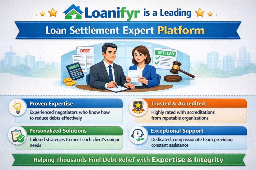 Why Loanifyr is a Leading Loan Settlement Expert Platform